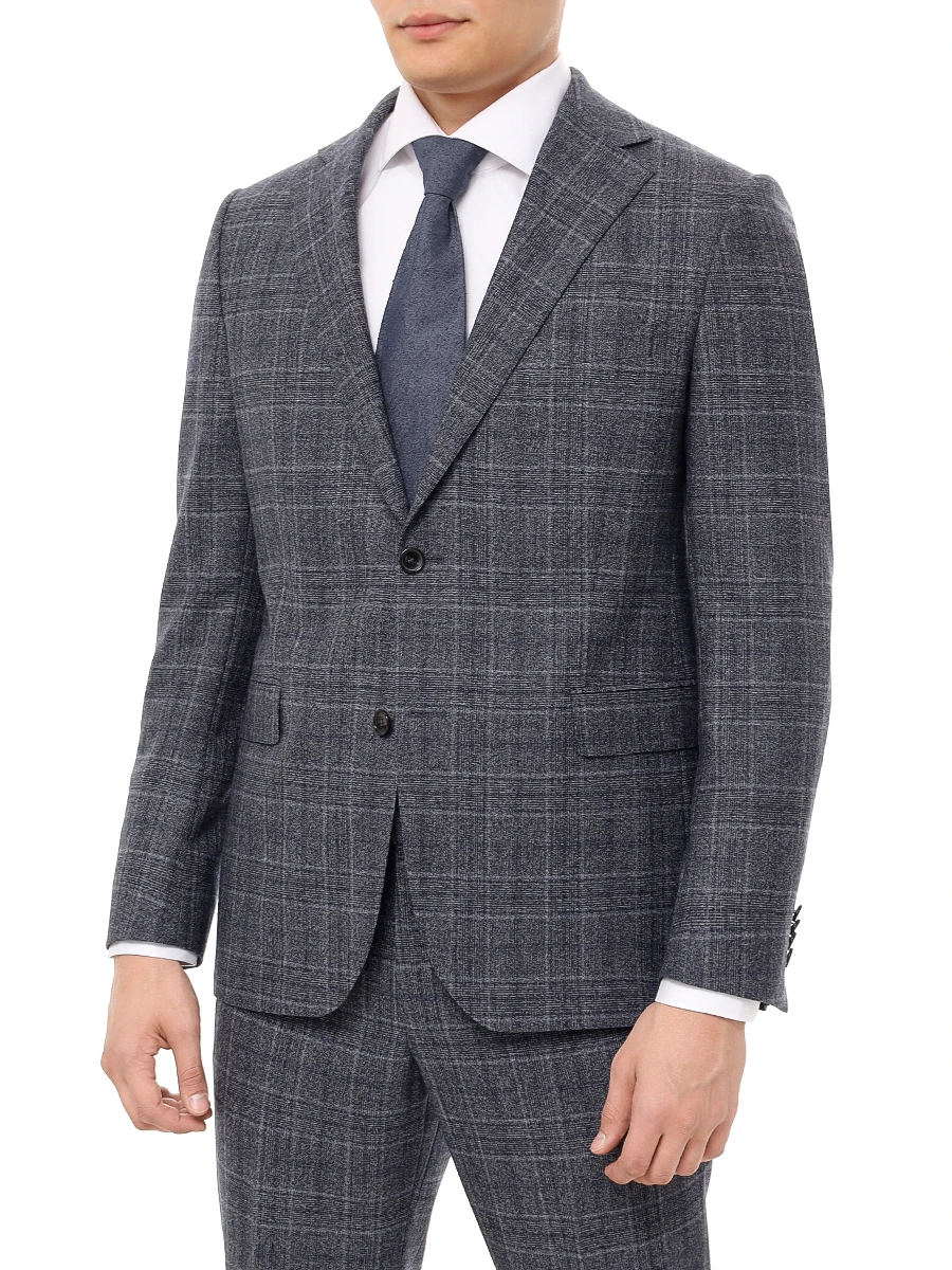 Костюм шерстяной EDUARD DRESSLER 56215/43/5B31/3B35 JIM 6R sc-sean Синий  Фото 4