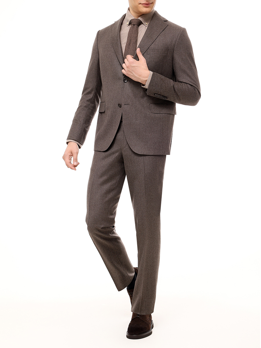 Костюм шерстяной EDUARD DRESSLER 56221/83/5B31/sc-sean/3B20 6C Janis Коричневый  Фото 2