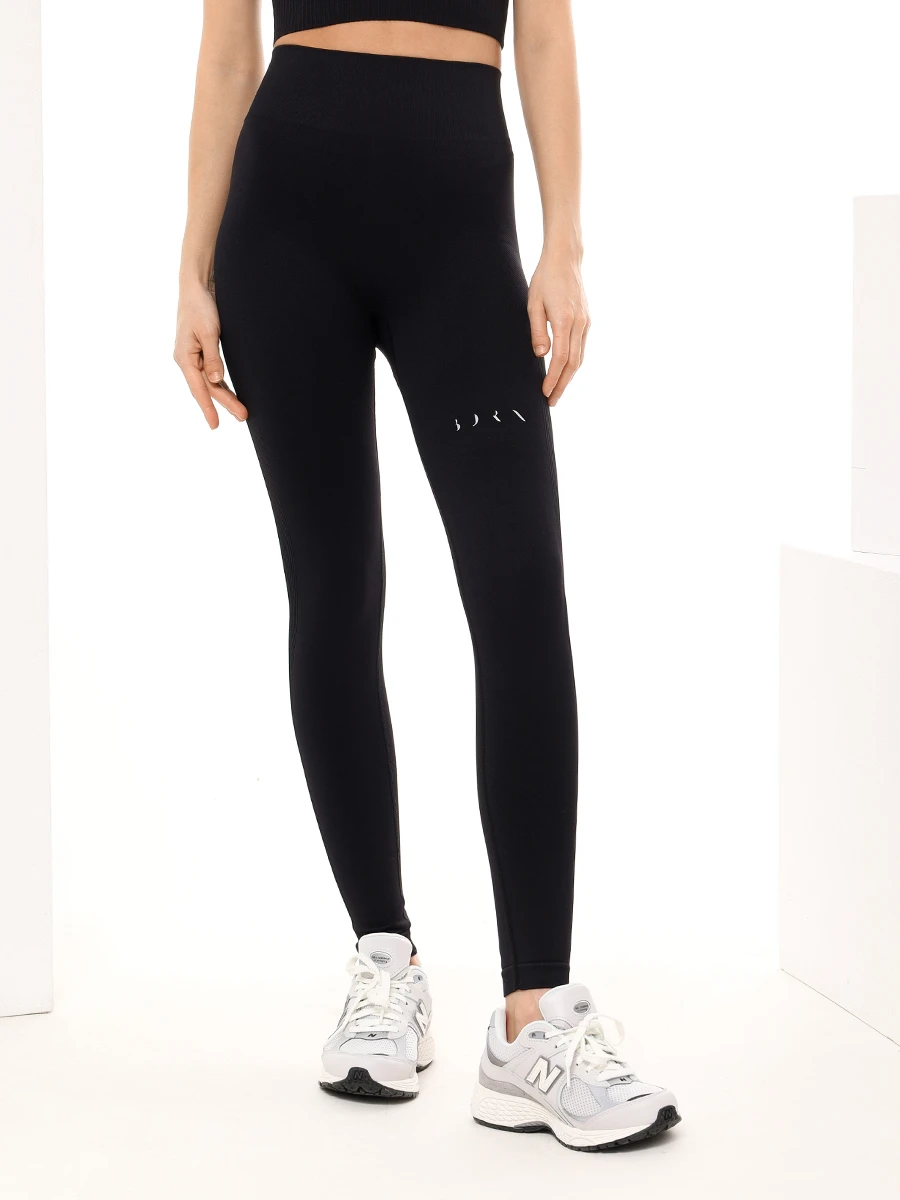 Леггинсы однотонные BORN P20SM010-L(O21) YAMI Черный  Фото 4