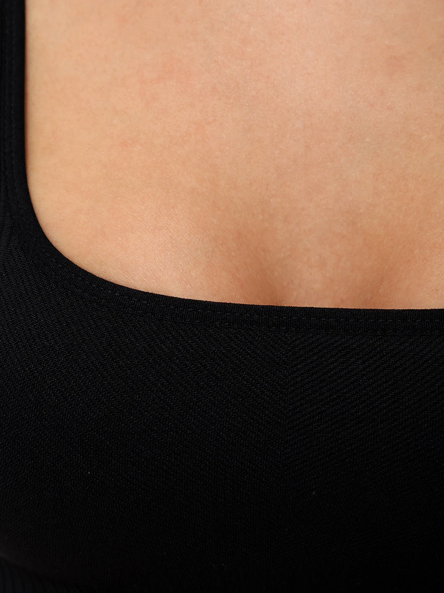 

Топ однотонный, Черный, P20SM014-B(O21) YAMI