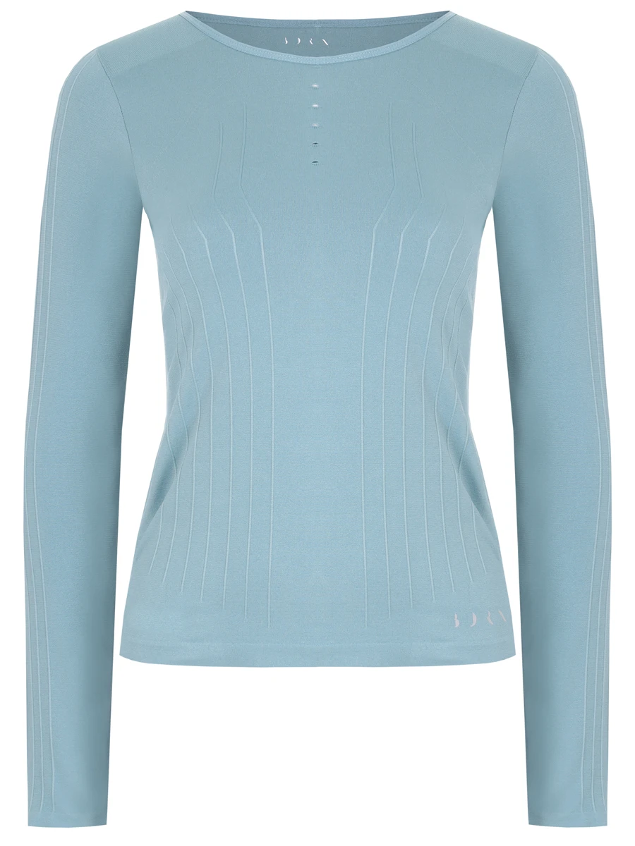 Футболка однотонная BORN FW24SM22-C HILMA Бирюзовый 