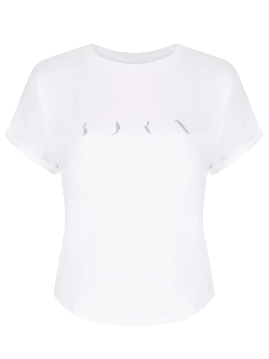 Футболка с логотипом BORN P23CS56-C AZAMI Белый 