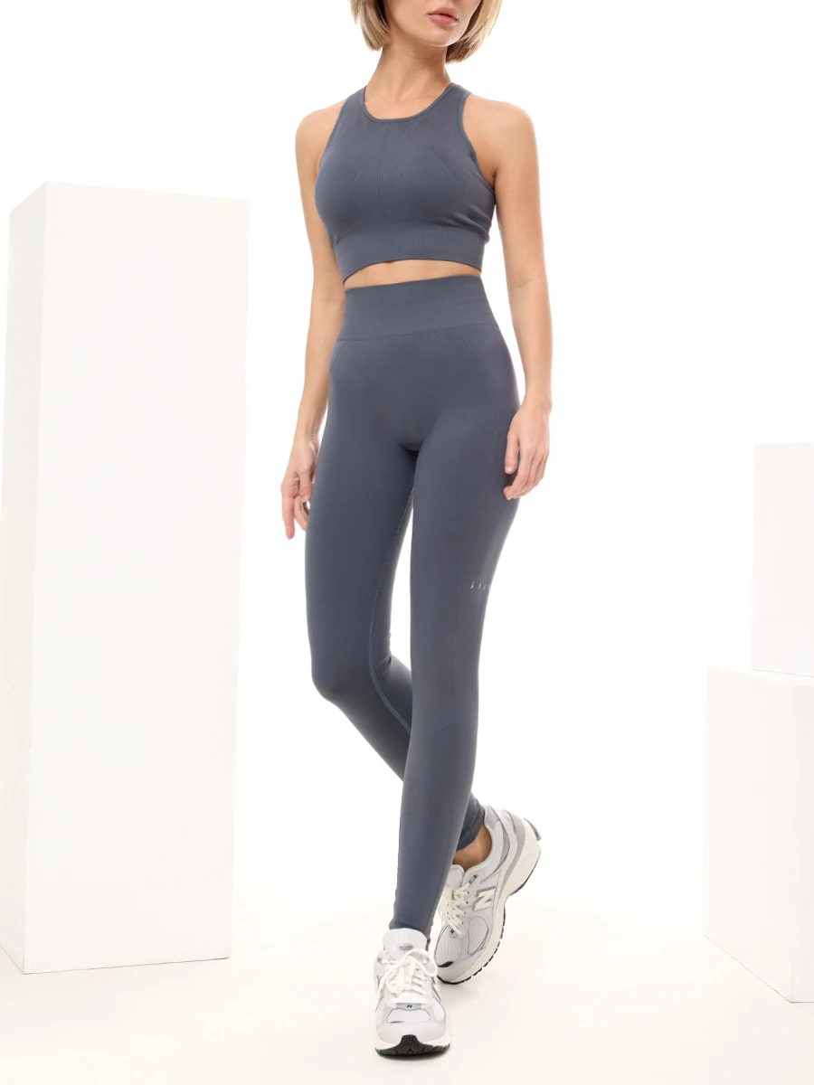 Топ однотонный BORN OI23SM30-B KEILA Серый  Фото 2