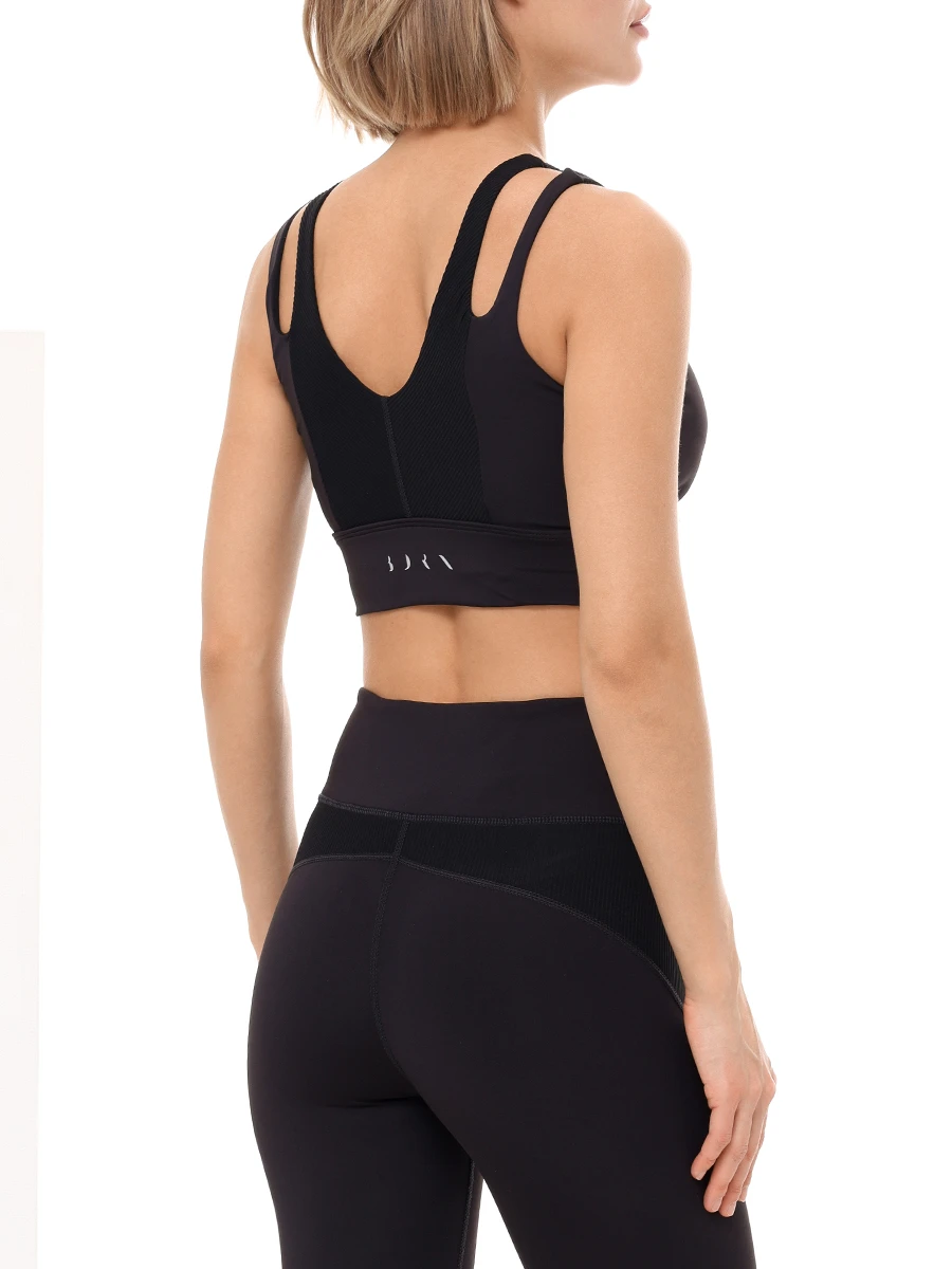 Топ однотонный BORN I22CS72-B REKA Черный  Фото 3