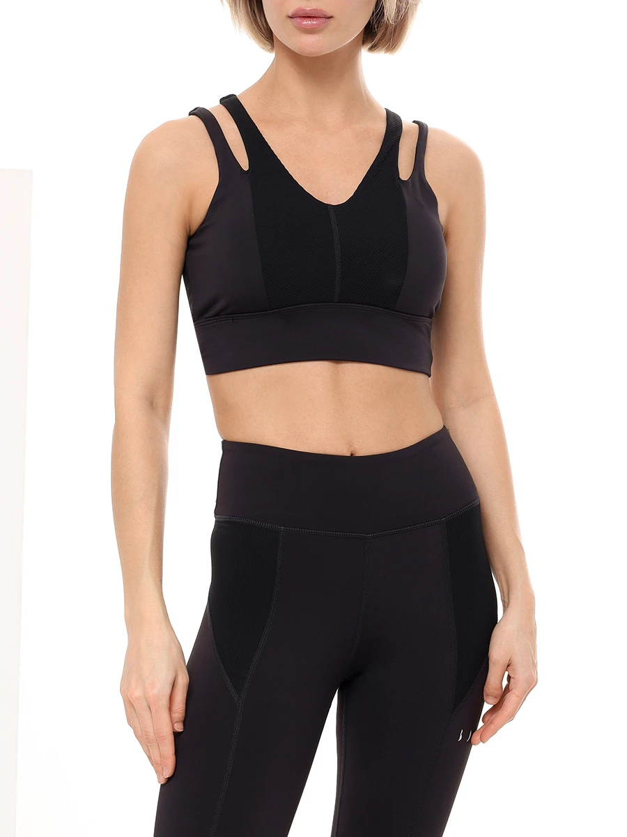 Топ однотонный BORN I22CS72-B REKA Черный  Фото 4