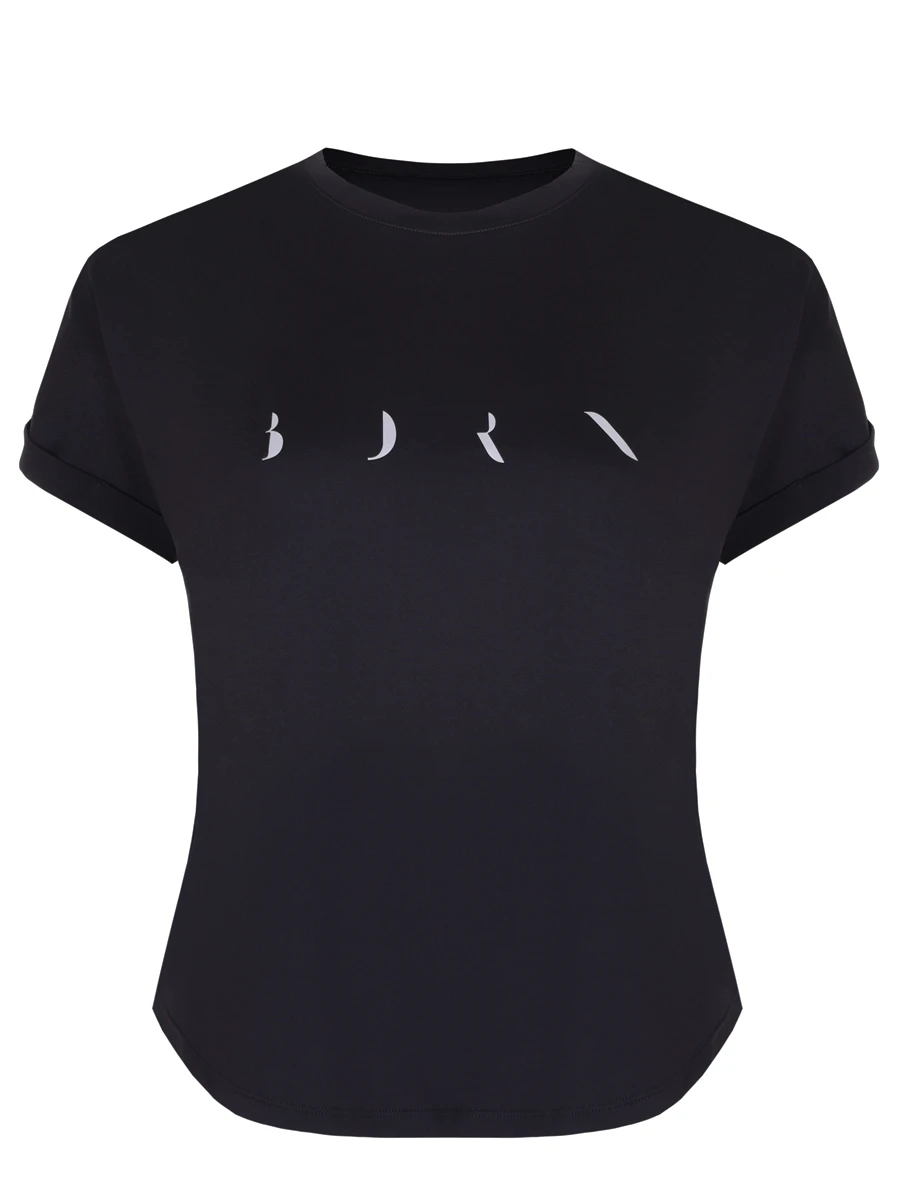 Футболка с логотипом BORN P23CS56-C AZAMI Черный 