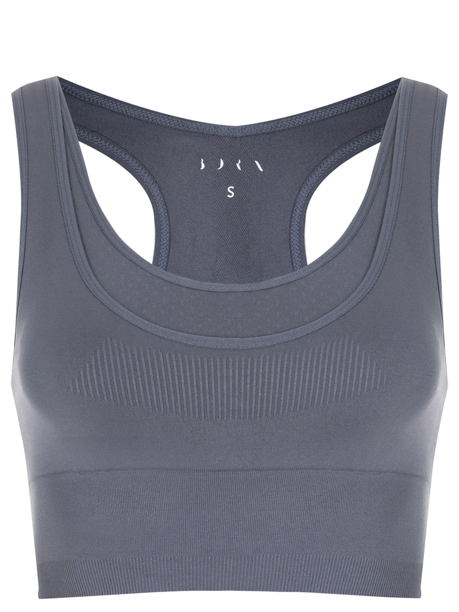 Топ однотонный BORN FW24SM02-B NINA Серый 