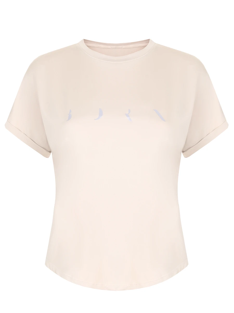 Футболка с логотипом BORN P23CS56-C AZAMI Бежевый 