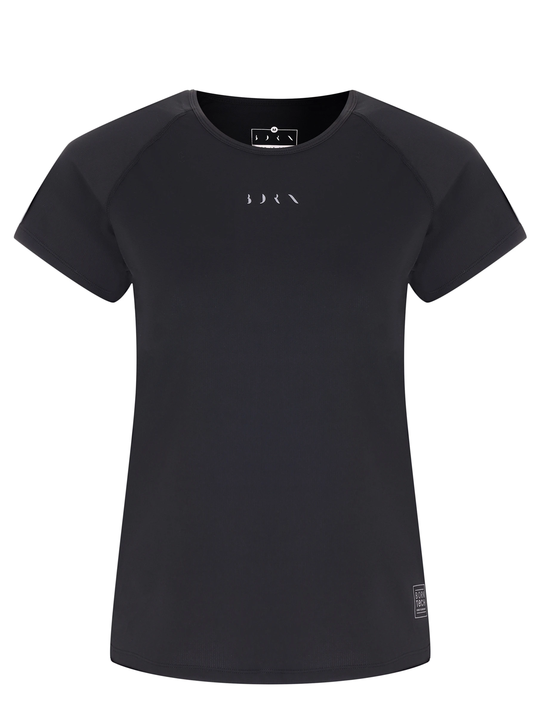 Футболка однотонная BORN FW24CS48-C TORA Черный 