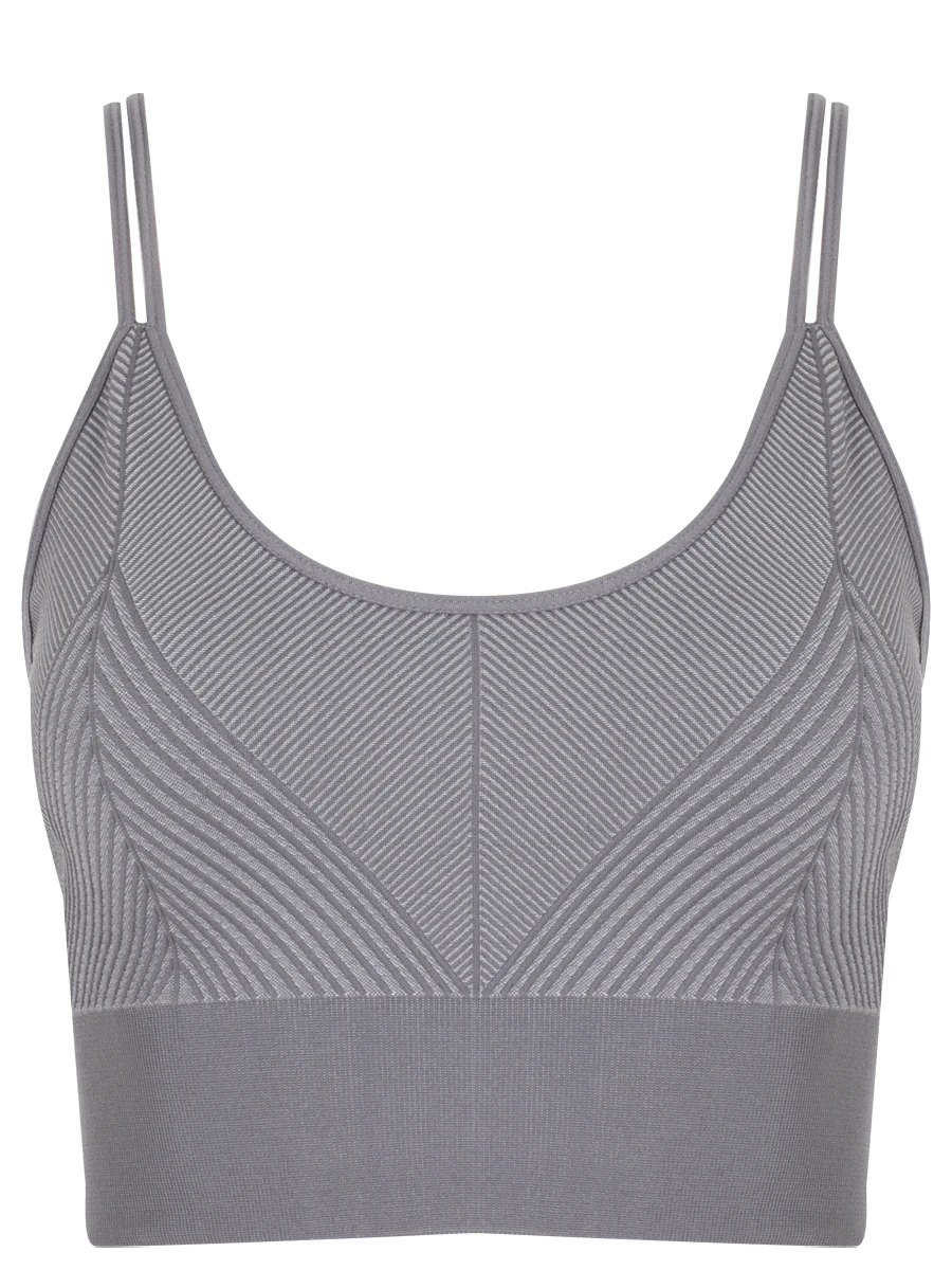 Топ однотонный BORN FW24SM16-B SAKURA Серый 