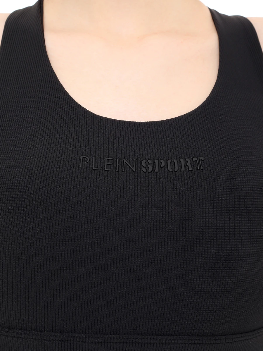 Топ однотонный PLEIN SPORT WJK0173/02 Черный  Фото 5