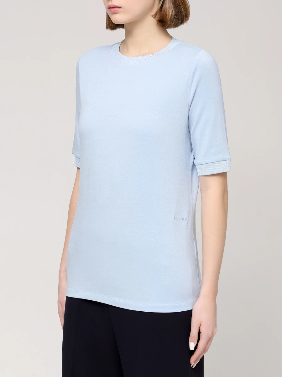 

Футболка из хлопка и модала Alexi, Голубой, 56805105/331 ALEXI