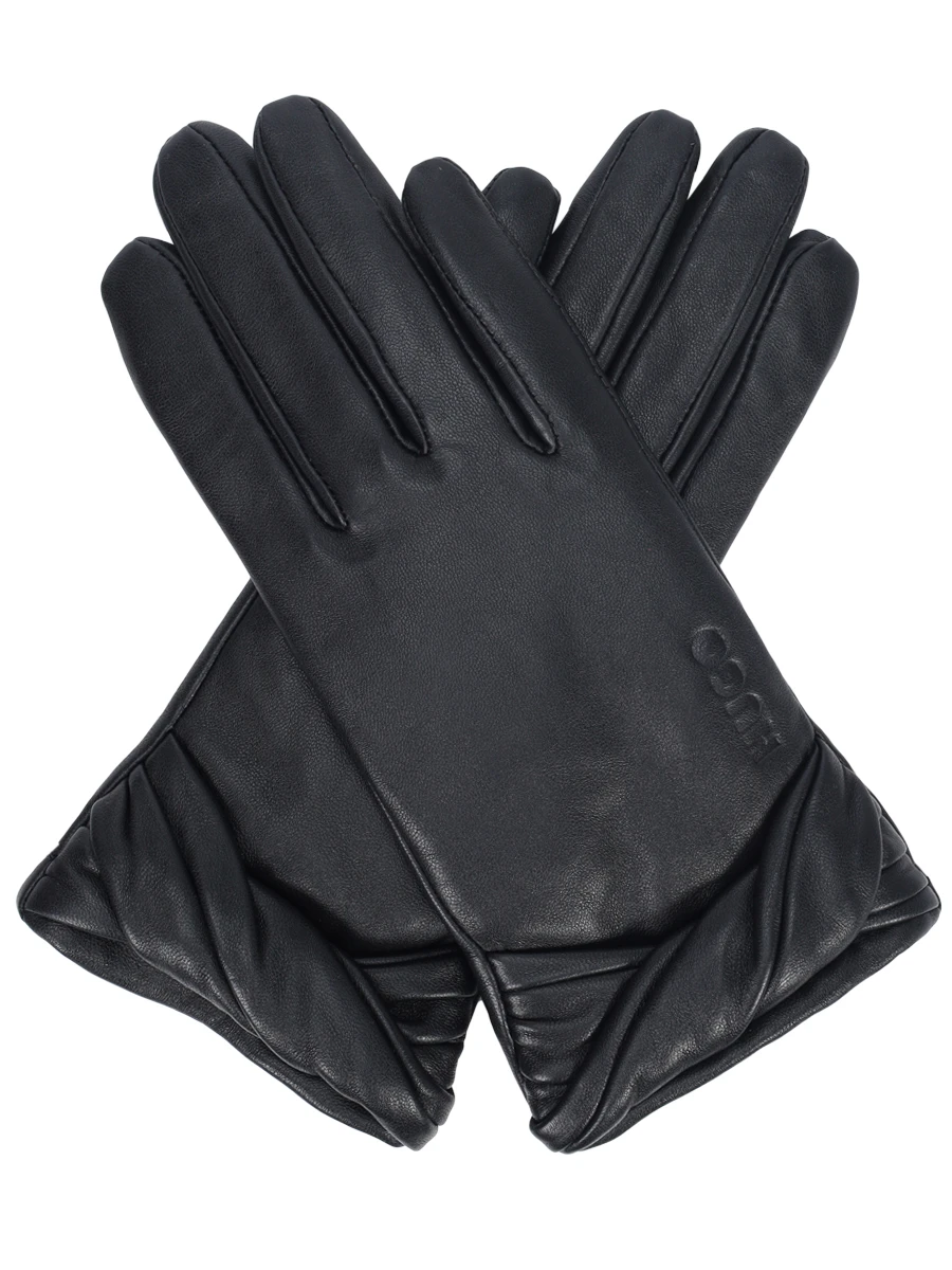 Перчатки кожаные HUGO 50526899/001 Черный 