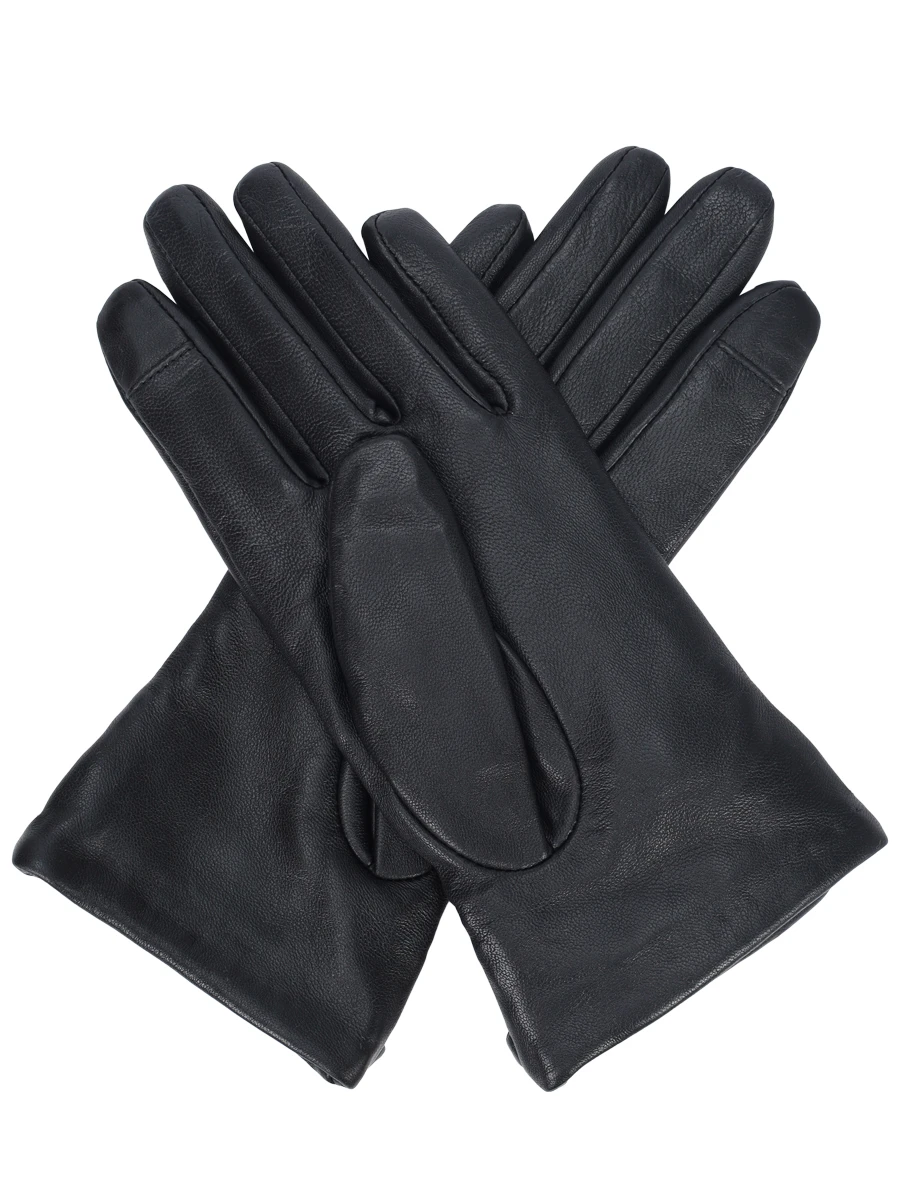 Перчатки кожаные HUGO 50526899/001 Черный  Фото 2