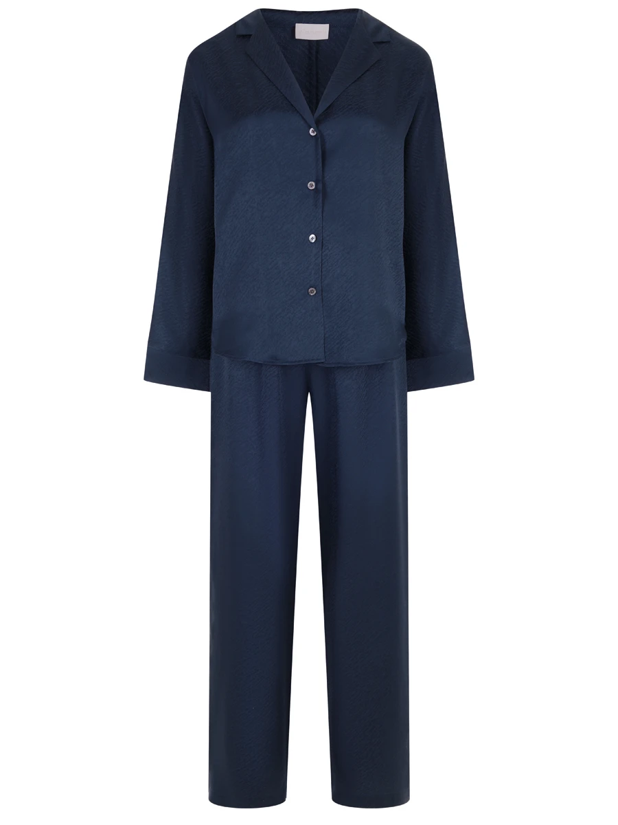 

Пижама шелковая, Синий, 6100-11003/446