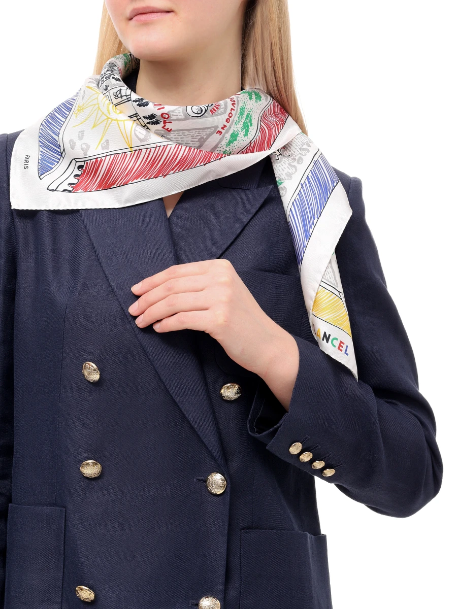 Платок шелковый LANCEL A13299 LLTU Мультиколор  Фото 2