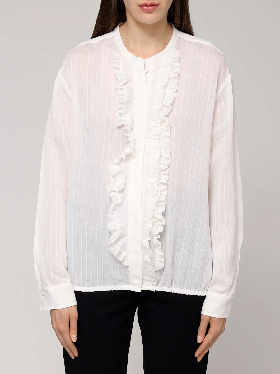 

Блуза из вискозы, Белый, 842006 / 100