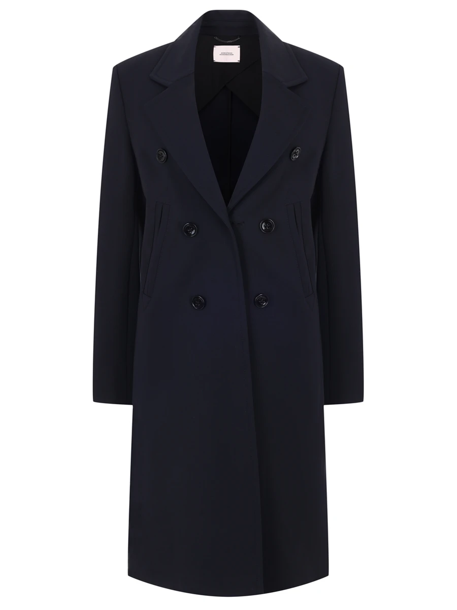 Пальто из вискозы DOROTHEE SCHUMACHER 848001 / 899 Синий 