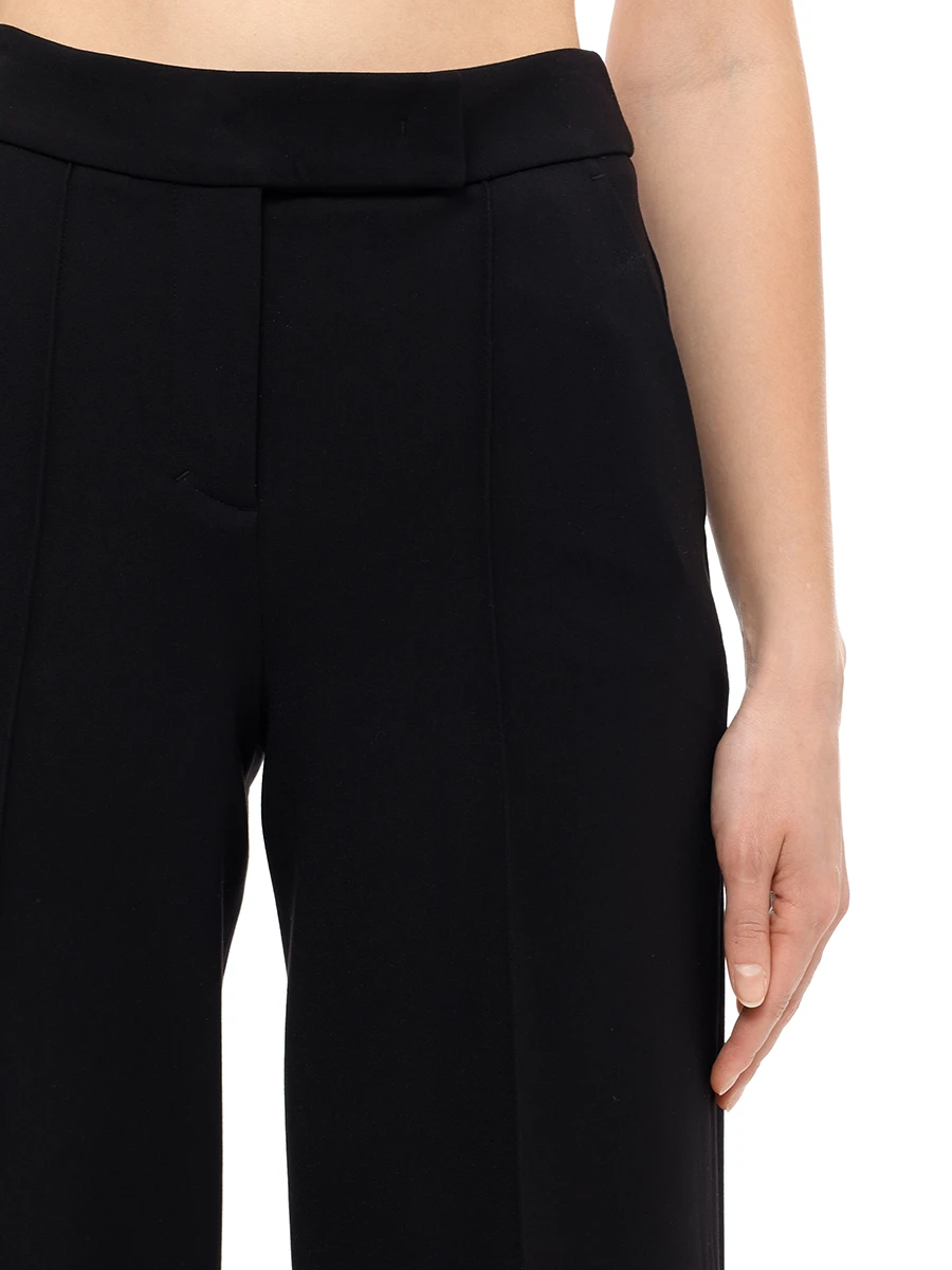 Брюки из вискозы DOROTHEE SCHUMACHER 848003 / 999 Черный  Фото 6