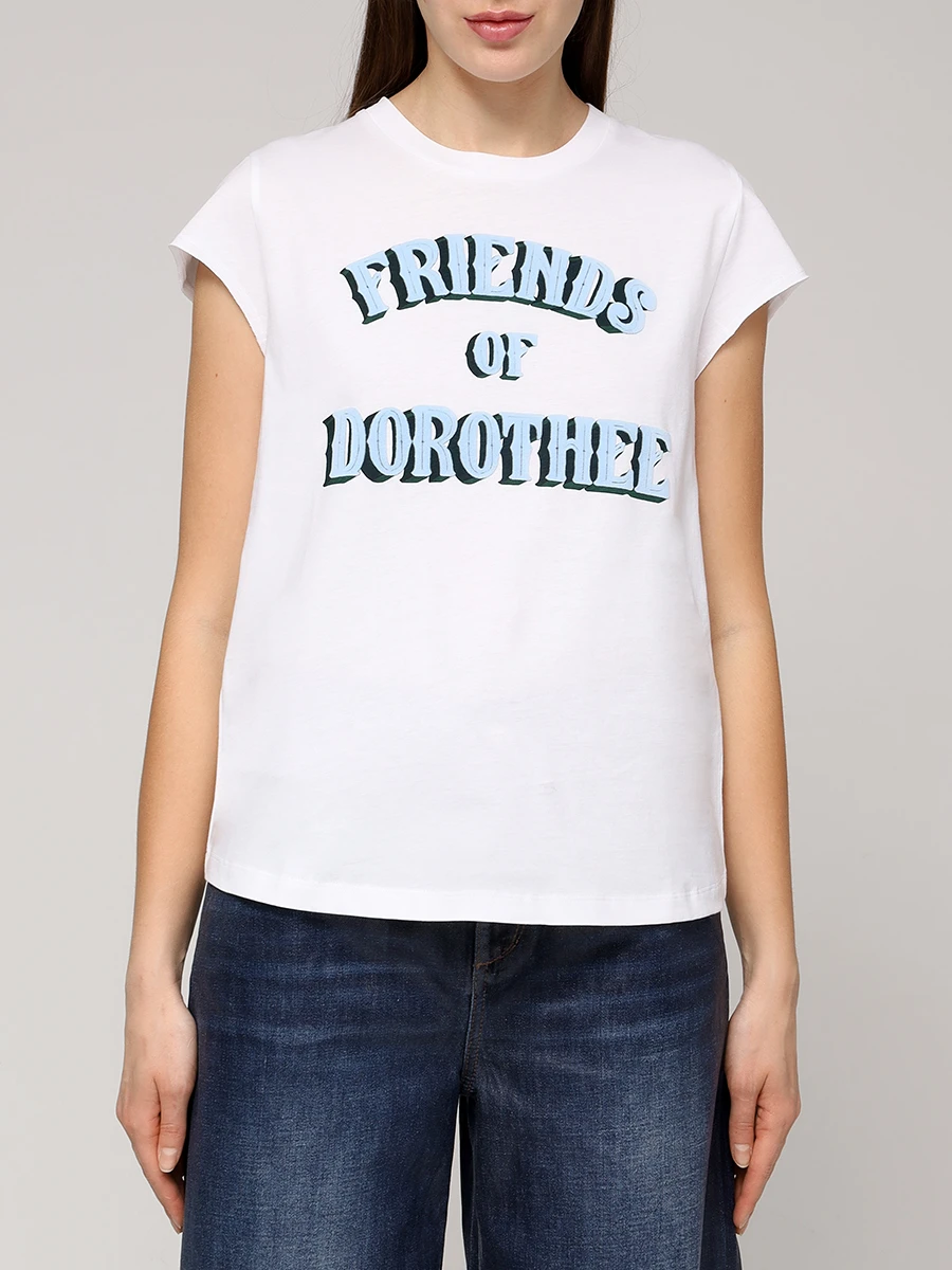 

Футболка хлопковая, Белый, 823001 / 080