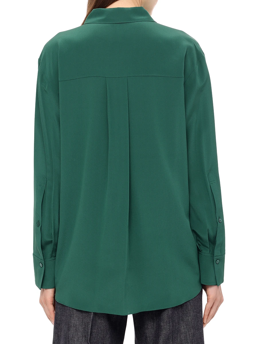 

Блуза шелковая, Зеленый, 849036 / 567