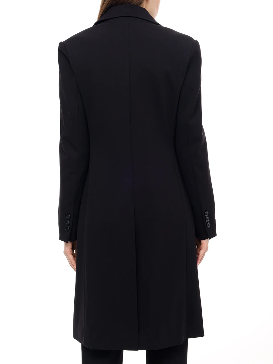 Пальто из вискозы DOROTHEE SCHUMACHER 848001 / 999 Черный  Фото 3