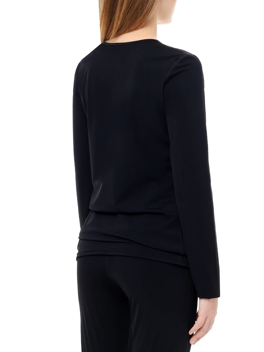 Футболка однотонная JIL SANDER J40GC0019 J20031 001 Черный  Фото 3