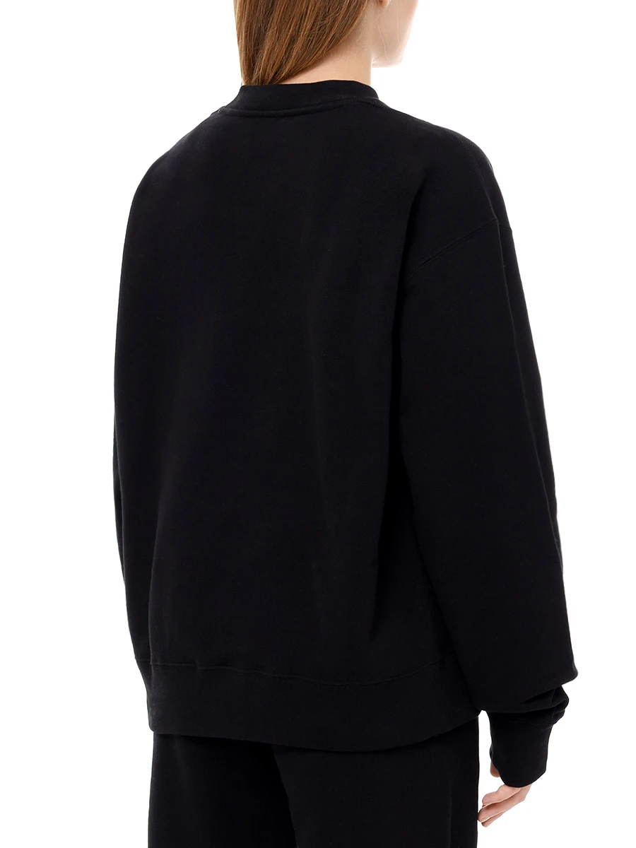 Толстовка хлопковая JIL SANDER J40GU0102 J20039 001 Черный  Фото 3