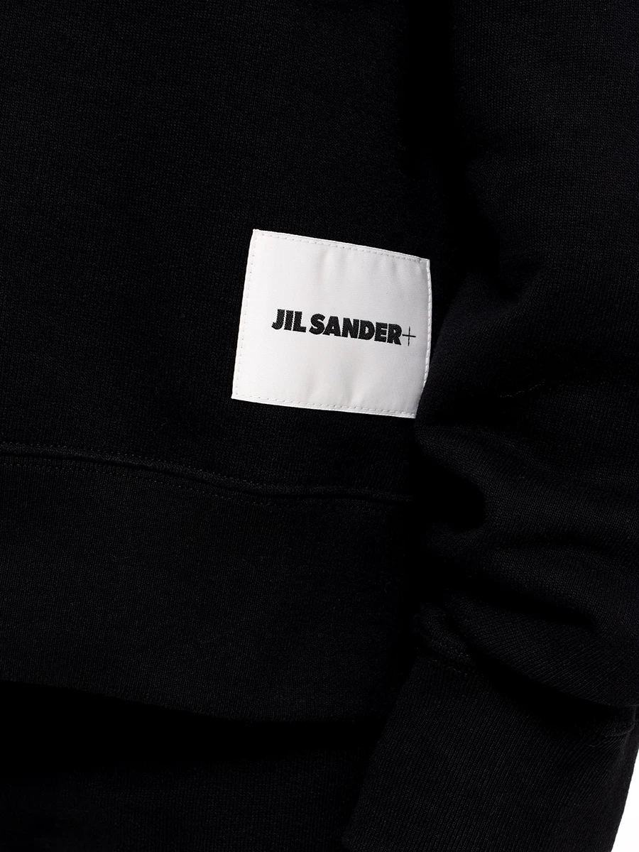 Толстовка хлопковая JIL SANDER J40GU0102 J20039 001 Черный  Фото 5