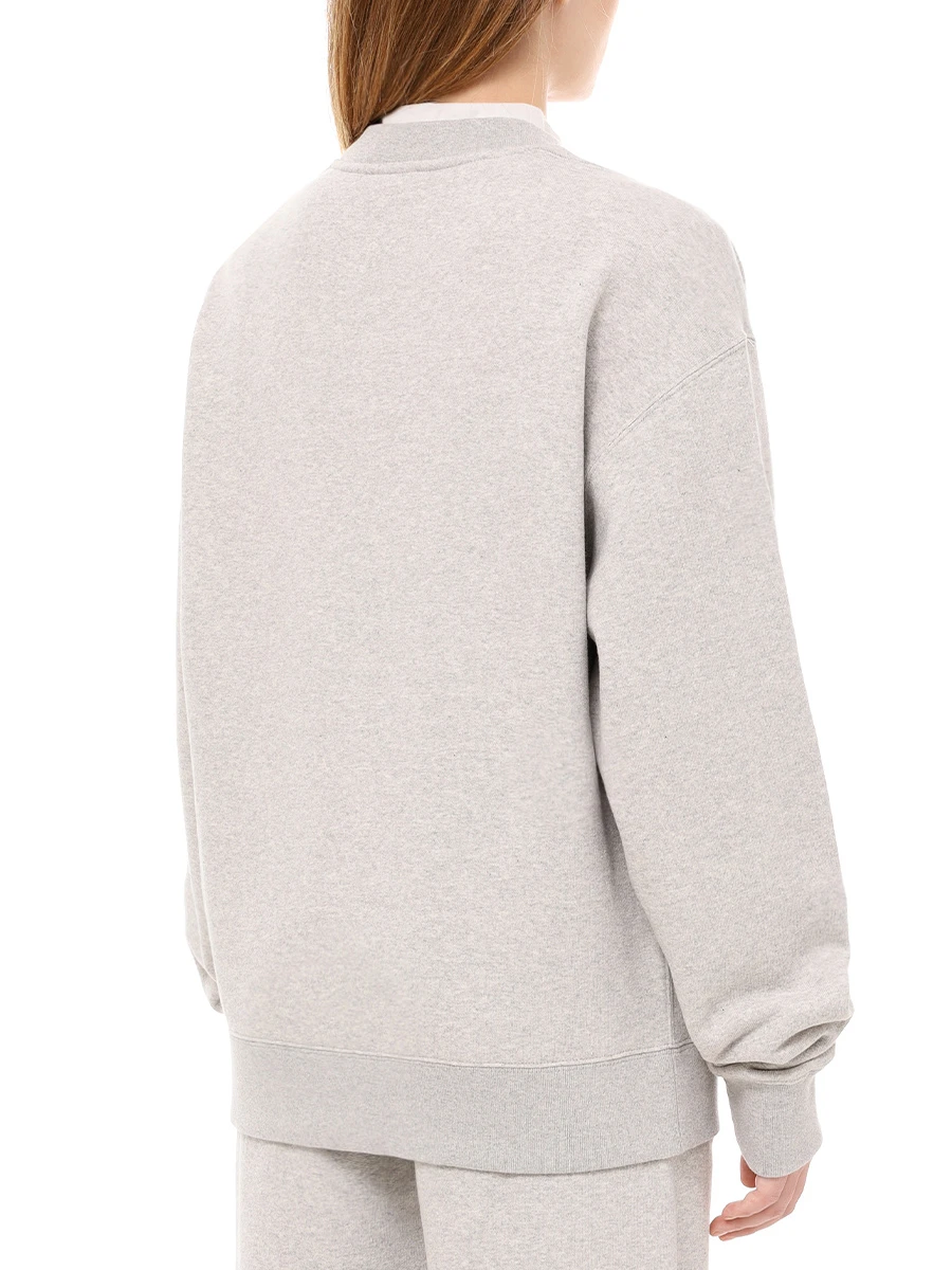 Толстовка хлопковая JIL SANDER J40GU0102 J20010 052 Серый  Фото 3