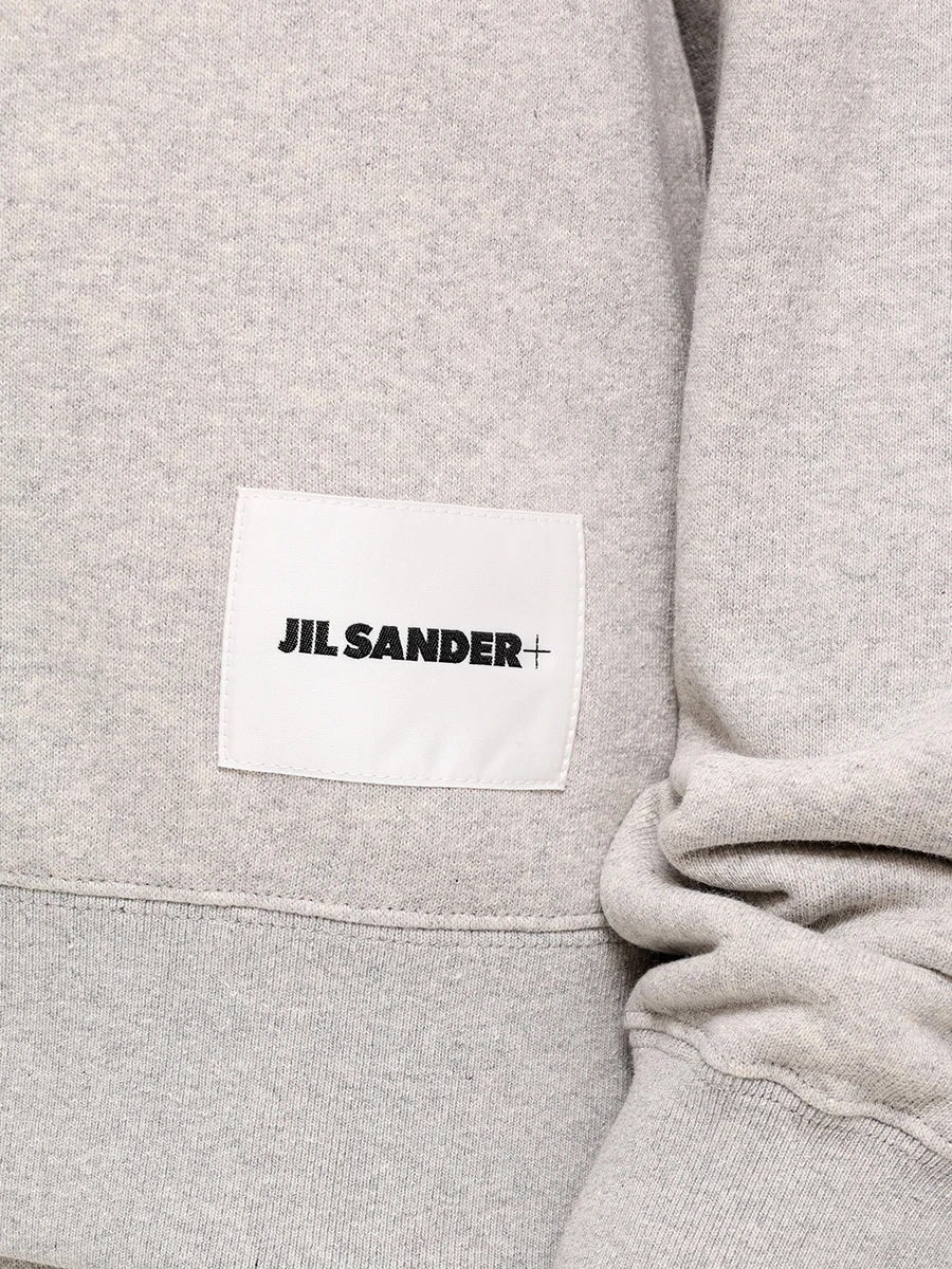 Толстовка хлопковая JIL SANDER J40GU0102 J20010 052 Серый  Фото 5