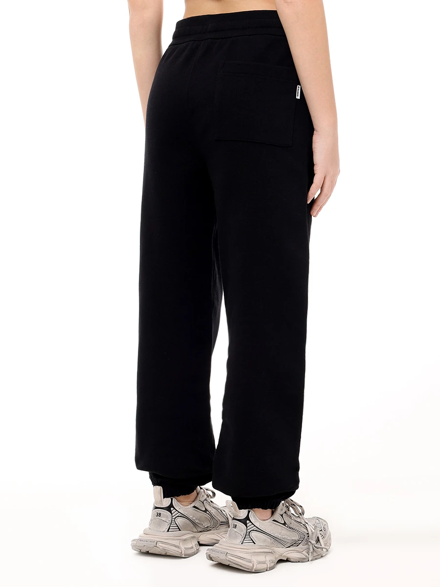 Брюки хлопковые JIL SANDER J40KA0130 J20039 001 Черный  Фото 3
