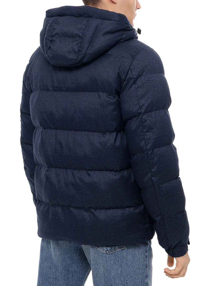 Куртка стеганая MC2 SAINT BARTH MAIER - FLANNEL 61 BLUE NAVY Синий  Фото 3