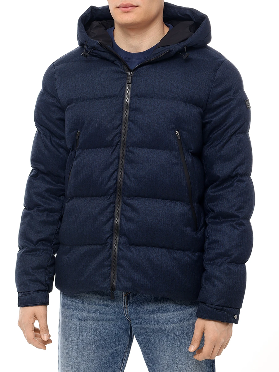 Куртка стеганая MC2 SAINT BARTH MAIER - FLANNEL 61 BLUE NAVY Синий  Фото 4
