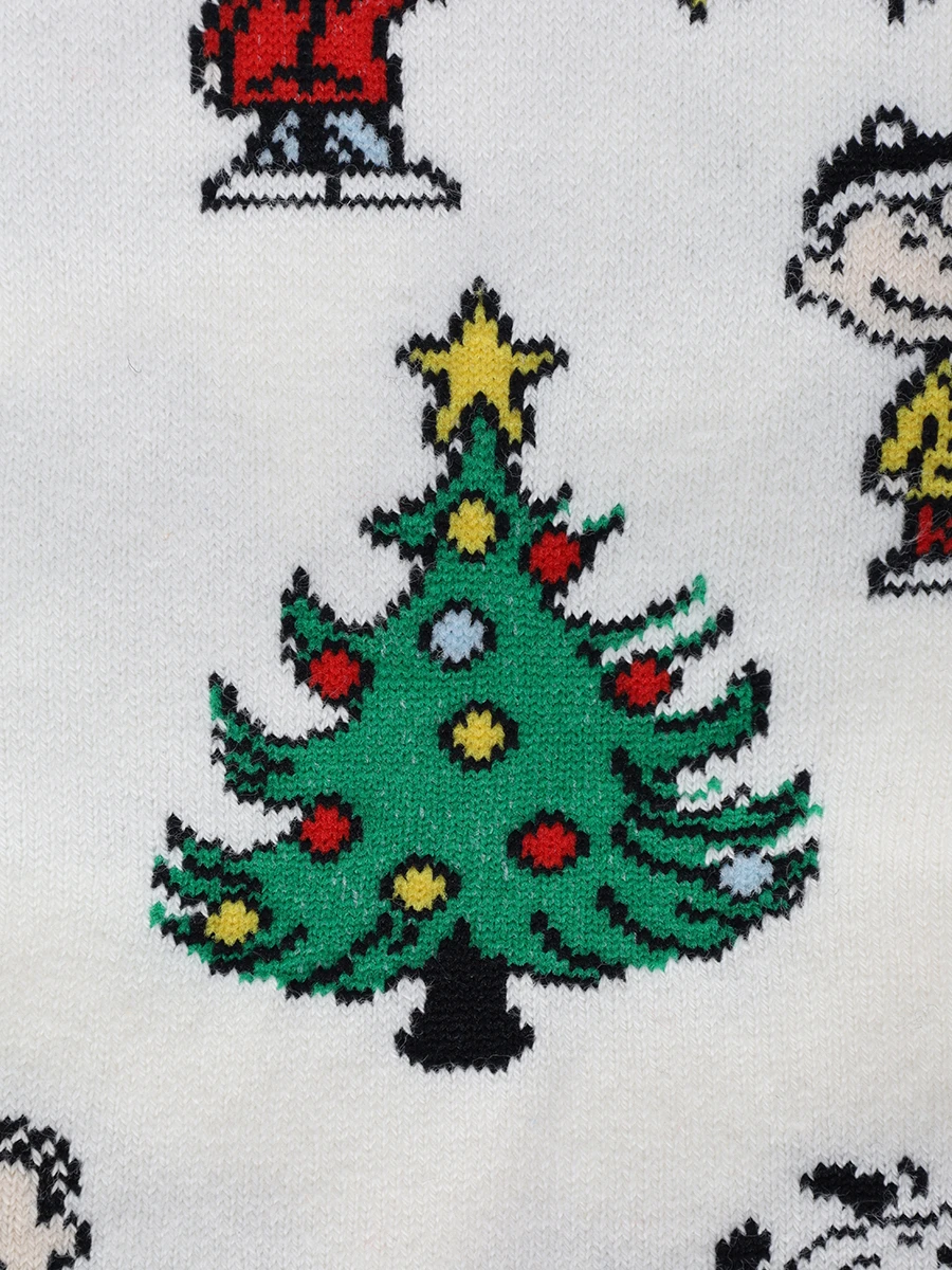 

Гольфы хлопковые, Красный, SOX - PEANUTS MERRY MICRO 01