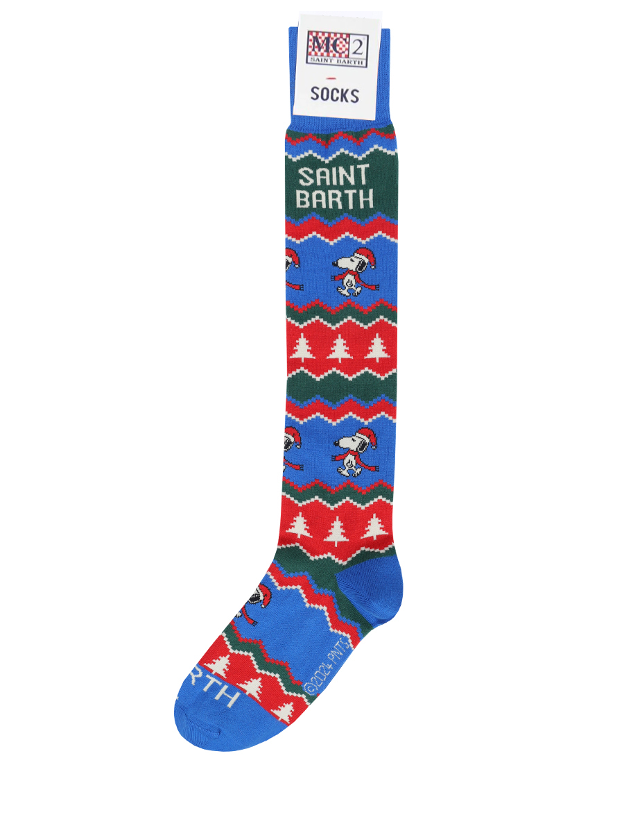 

Гольфы хлопковые, Красный, SOX - SNOOPY NORDIC 17