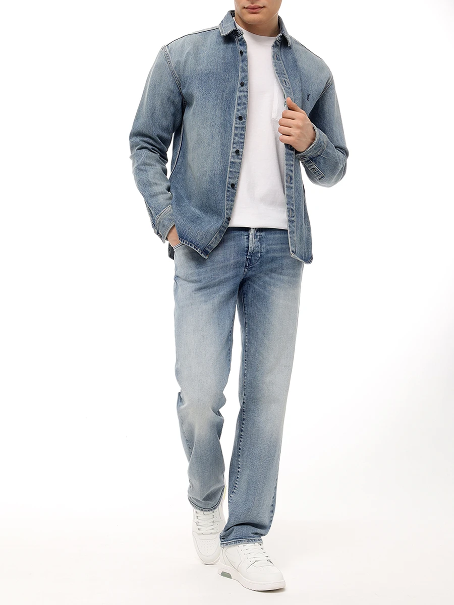 

Футболка хлопковая, Белый, CONNOR - GOLDEN POWER 10 EMB