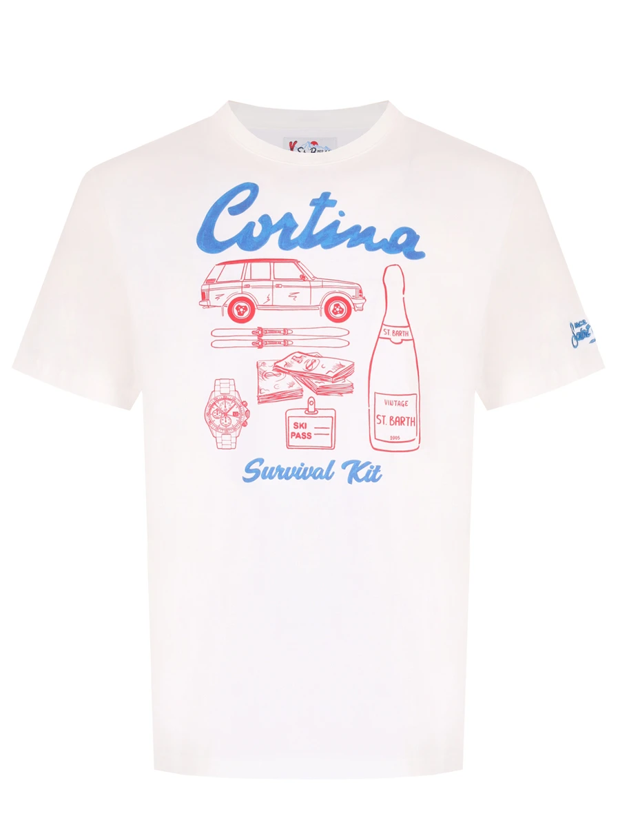 Футболка хлопковая MC2 SAINT BARTH ARNOTT - CORTINA KIT 10 Белый 