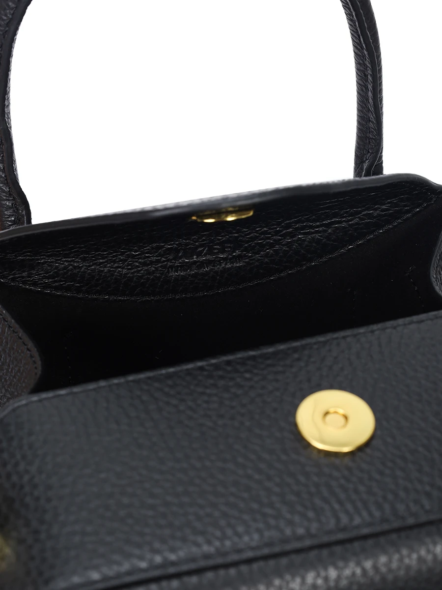 Сумка кожаная Oyster Mini Duffle YUZEFI YUZCO-HB-MOYD-L034 Черный  Фото 4