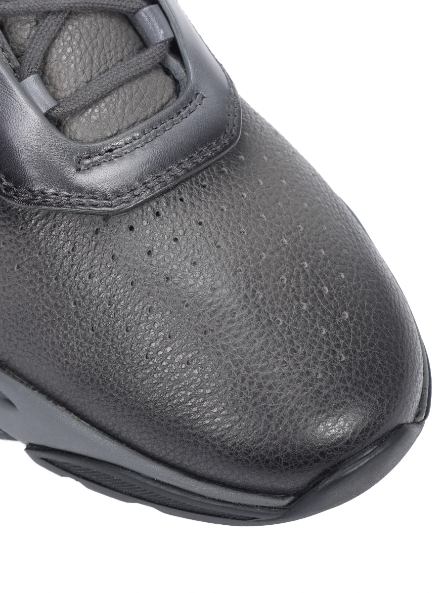 Кроссовки кожаные на меху SANTONI MBIG21783ANEPDYEG60 Серый  Фото 5