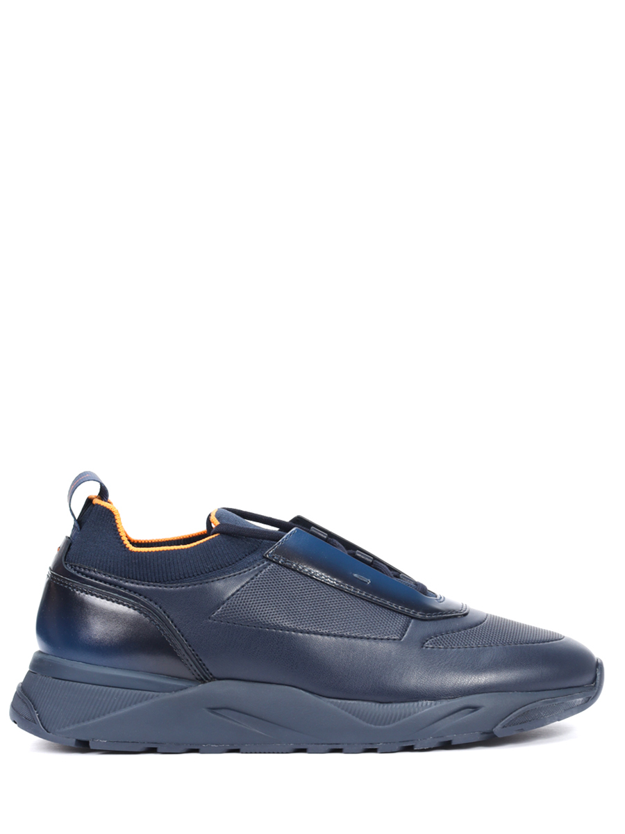 Кроссовки кожаные SANTONI MBIG22042NOTNKMTU61 Синий 