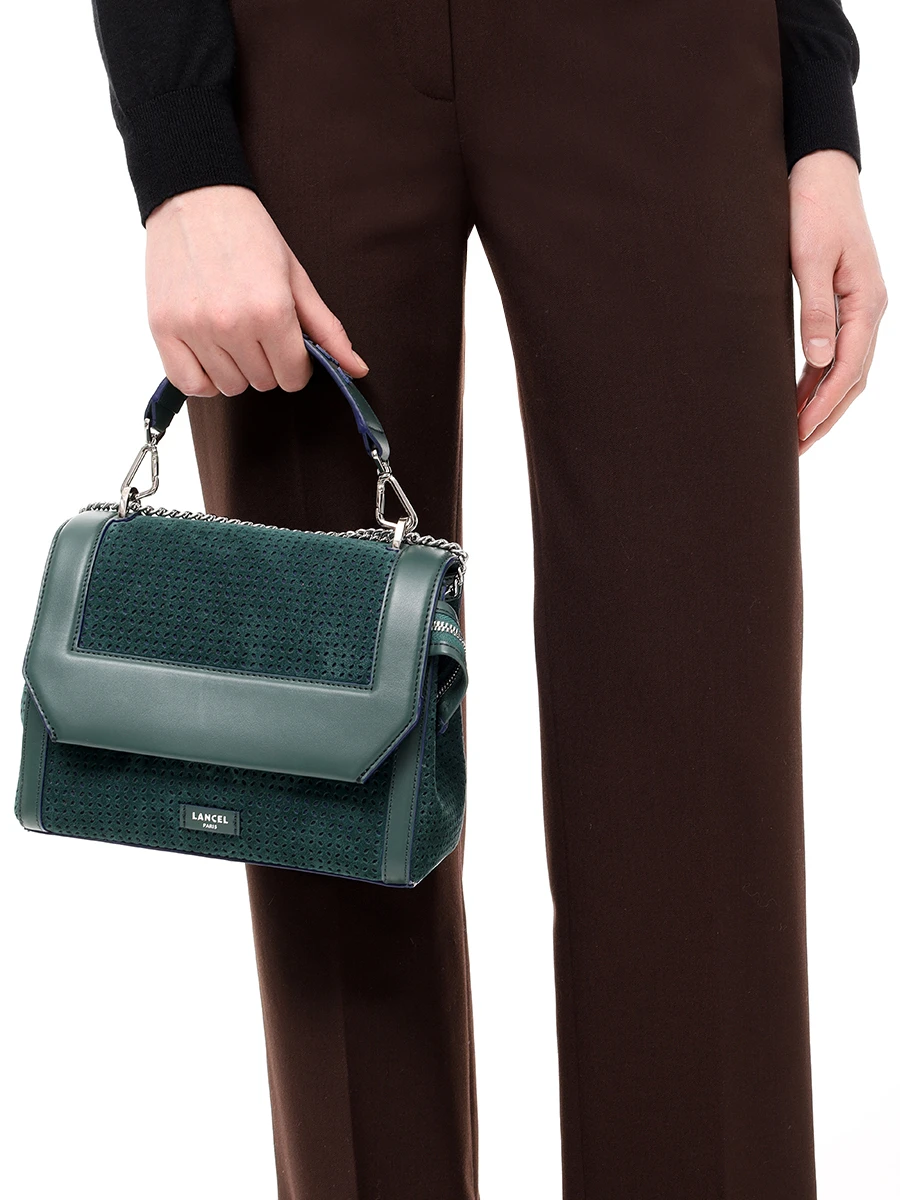 Сумка замшевая Ninon LANCEL A13182 GREEN Зеленый  Фото 2