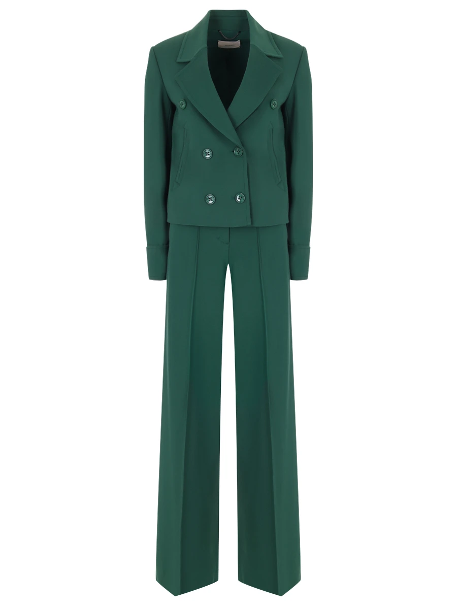 Костюм из вискозы DOROTHEE SCHUMACHER 848012/848003 567 Зеленый 