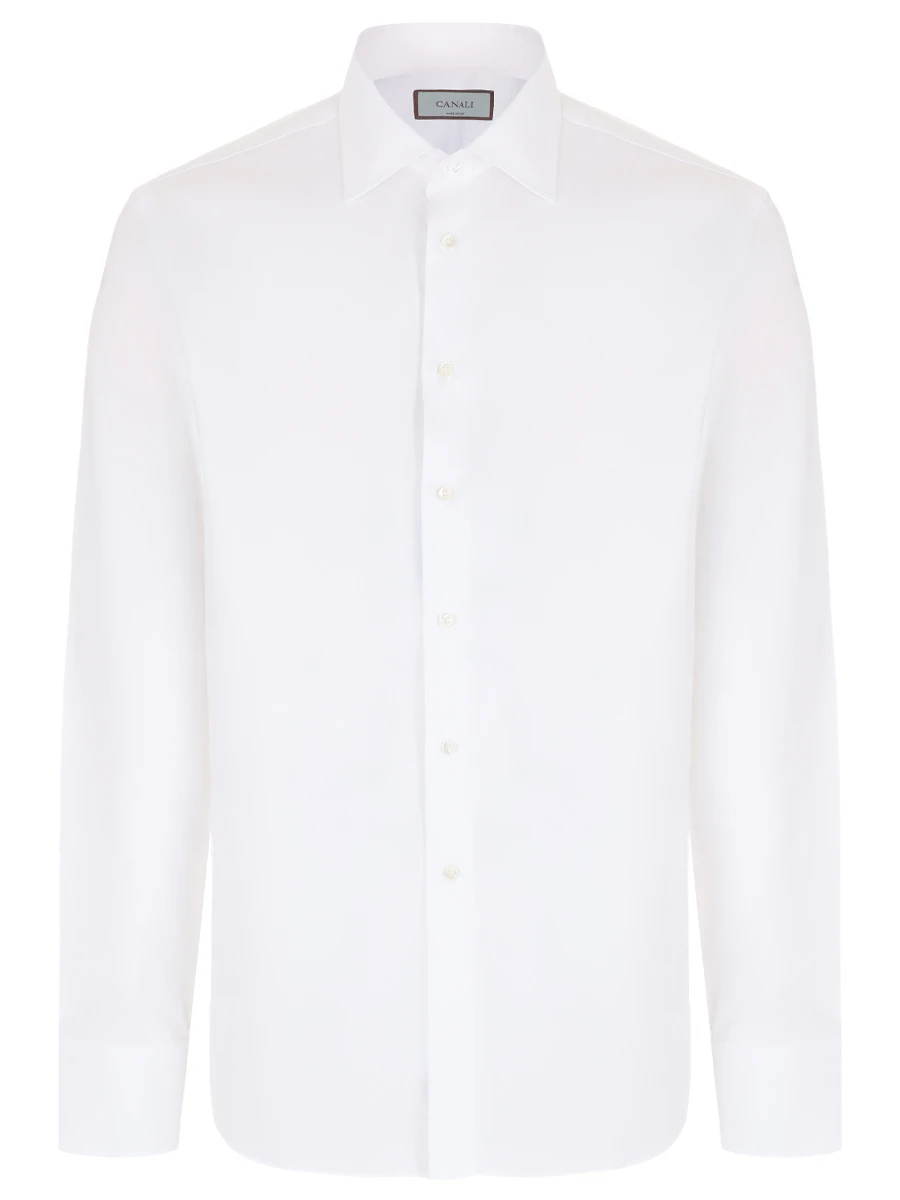 

Рубашка Slim Fit хлопковая, Белый, GR03299/NCLX018/001 SF