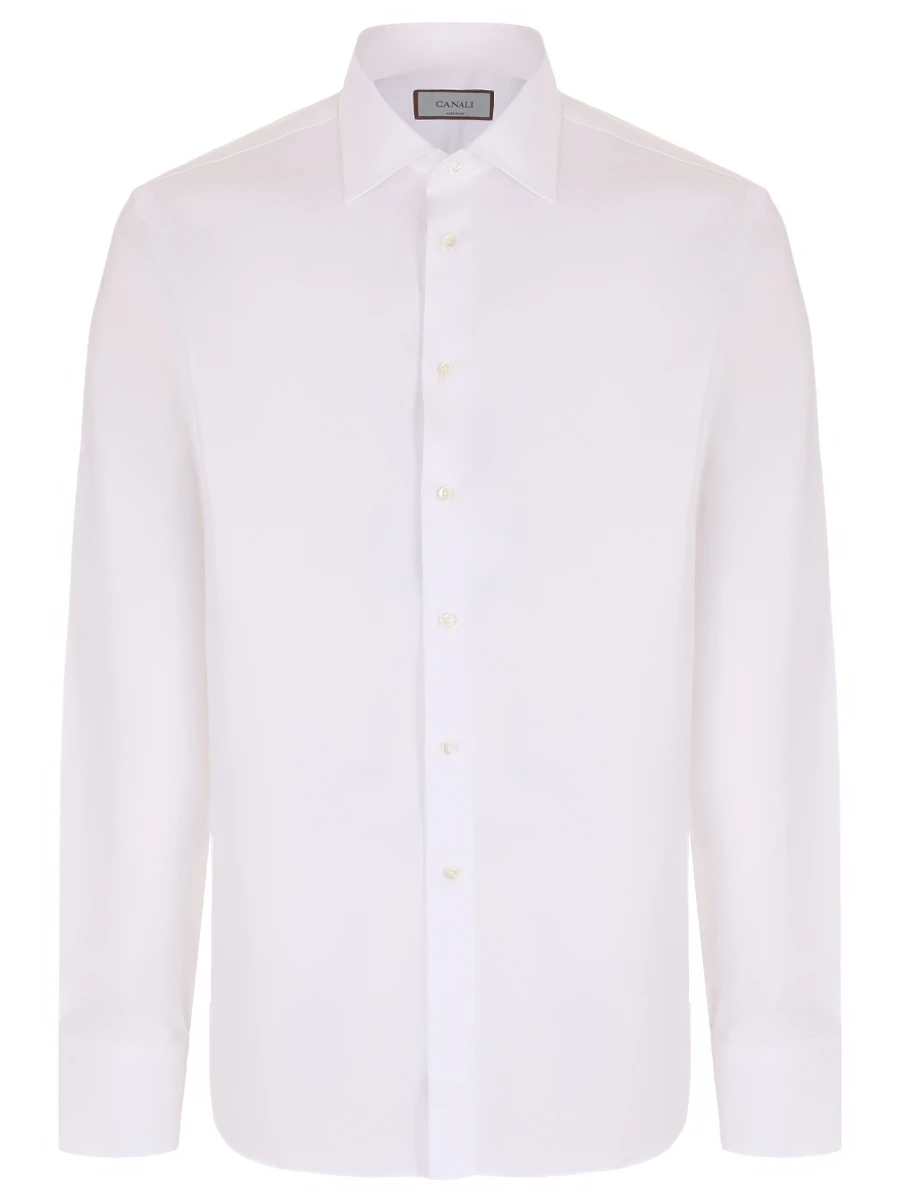 Рубашка Regular Fit хлопковая CANALI GA03288/CCL7018/001 RF Белый 