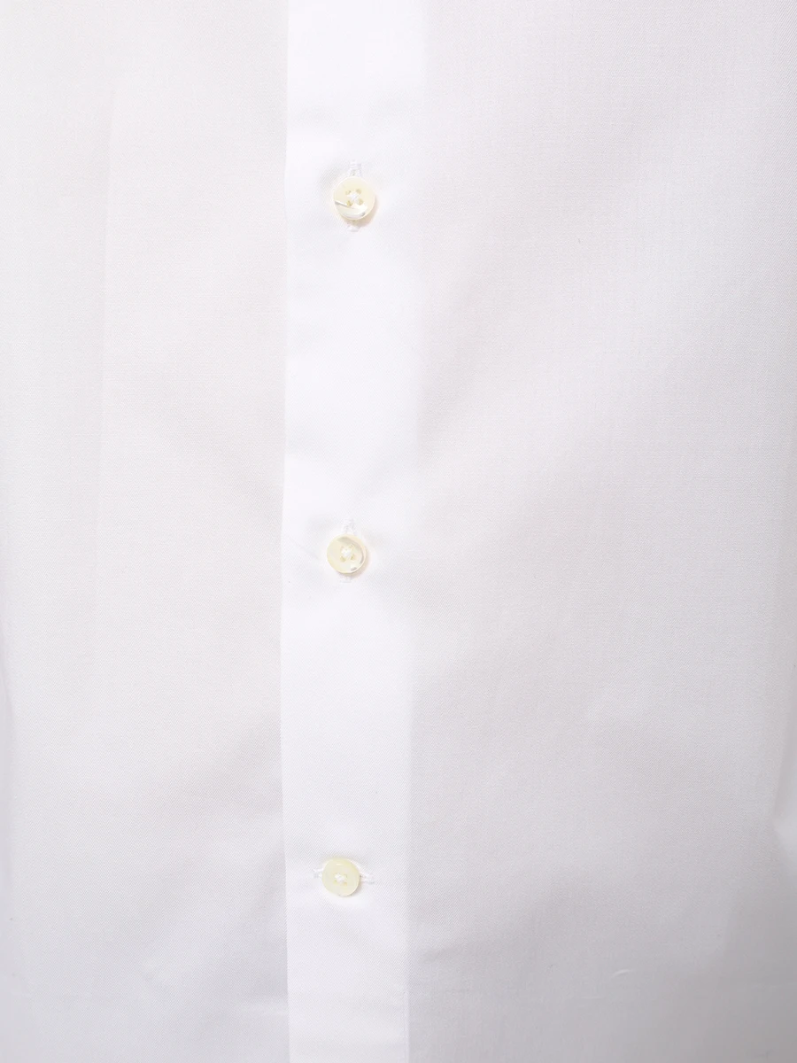 Рубашка Regular Fit хлопковая CANALI GR03299/NCL7018/001 RF Белый  Фото 5