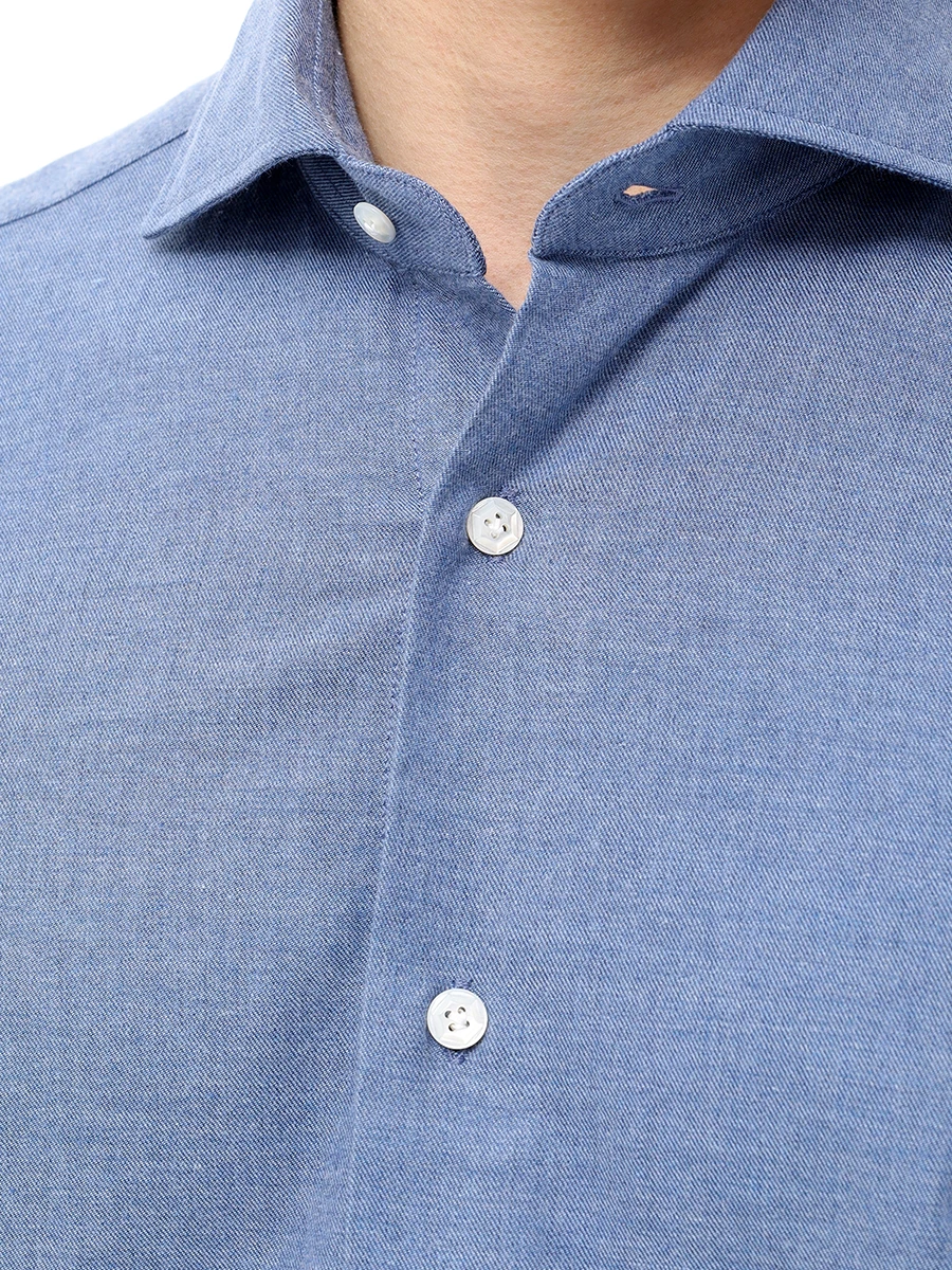 

Рубашка Regular Fit хлопковая, Синий, 44026