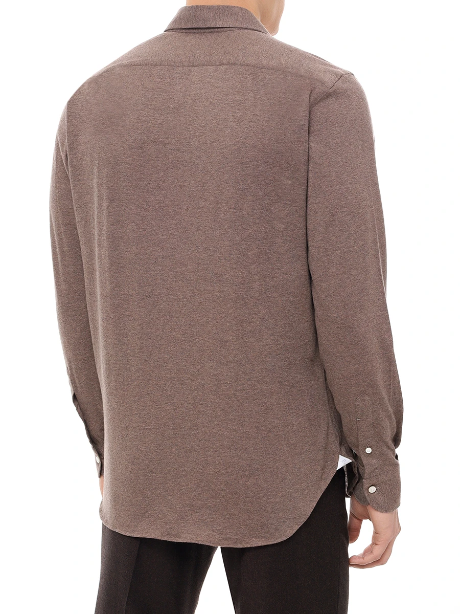 Рубашка Regular Fit хлопковая MARIA SANTANGELO 25-3363-6 Коричневый  Фото 3