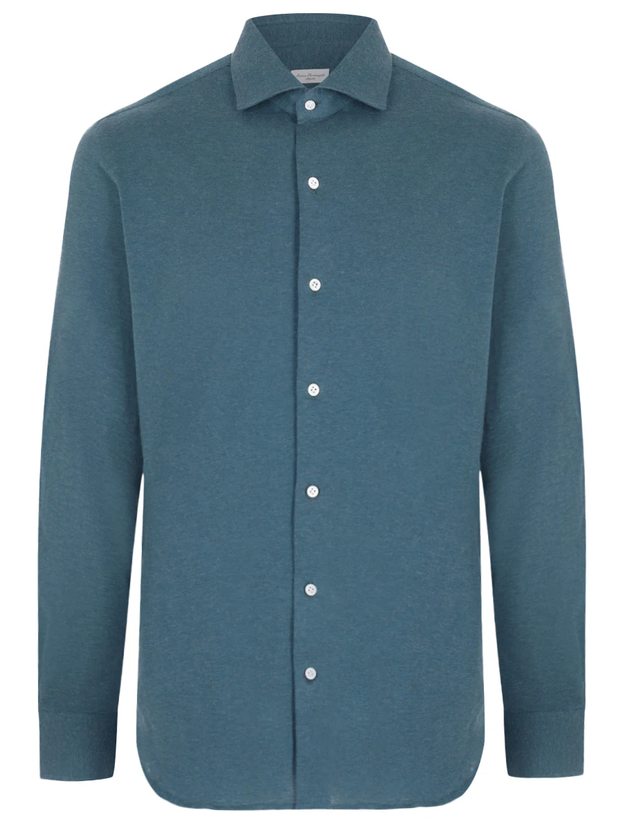 Рубашка Regular Fit хлопковая MARIA SANTANGELO 25-3363-7 Зеленый 