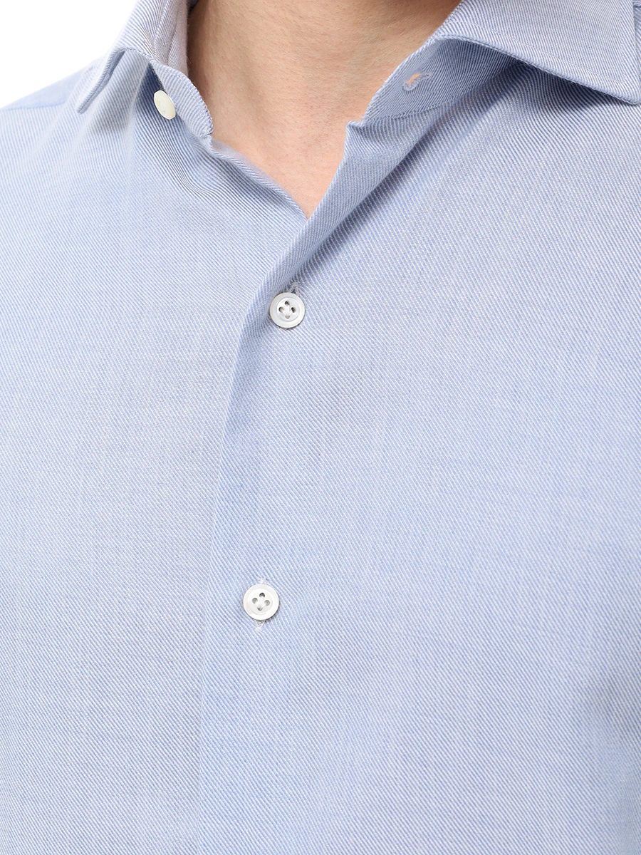 Рубашка Regular Fit хлопковая MARIA SANTANGELO F356924-11 Голубой  Фото 5